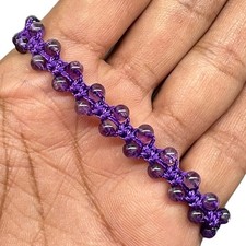 Bracciale Perline Ametista