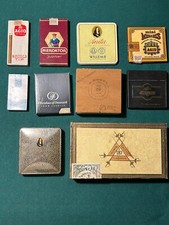 10 Scatole di sigari in latta