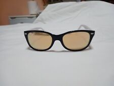 Ray-ban Rb1544 New Wayfarer Nero E Bianco Lenti A Specchio Tg48 Ottime W387