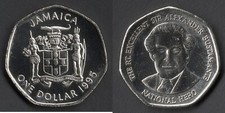 Giamaica 1 dollaro, 1995