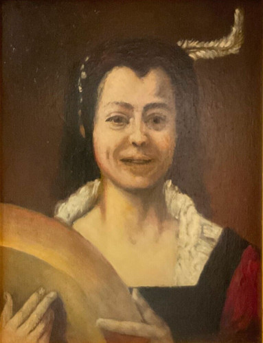 Quadro dipinto ritratto - quadro,