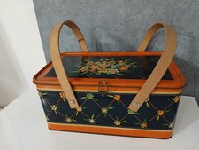Antique Vintage Tin Box Lunch