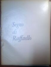 SEGNO DI RAFFAELLO 1960 Olivetti 12 tavole a colori testo Regis De Campos Libro