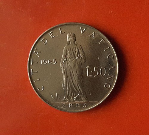 Lire 1965 vaticano - 50, [rn095]