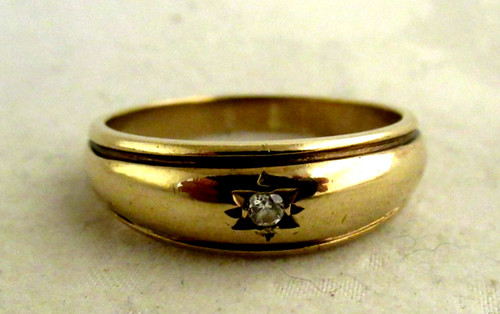 9ct oro giallo fede - 9ct.,