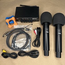 Debra Professional Audio X7 UHF Microfono Wireless Doppio Canale Metallo Senza Fili
