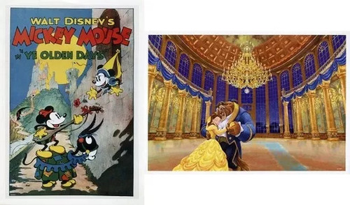 Disney illustrazione originale - disney,