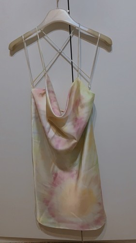 Abito corto satinato zara - satinato,