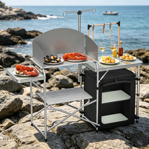 Cucina campeggio pieghevole - cucina,