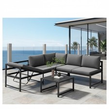 Divano angolare alluminio