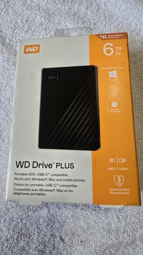 Drive plus 6tb disco rigido - wd,