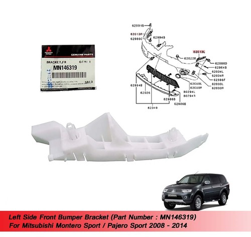 Supporto paraurti mn146319 - paraurti, fl