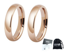 Coppia fedine 4mm - 4mm, acciaio
