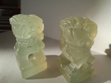 Coppia di leoni vintage in