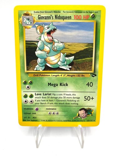Carta pokemon giovanni - pokemon, giovanni's