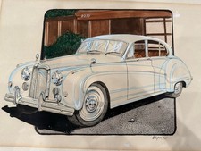 Artista cubano ORIGINALE autentico dipinto acquerello UNICO NEL SUO GENERE splendido RARO