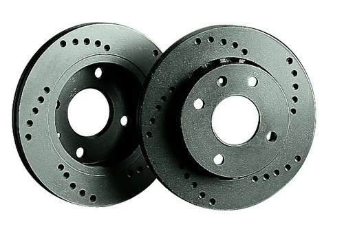 Black diamond dischi - black, forati