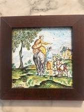 piastrella maiolica A.Castro