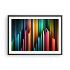 Poster 70x50cm Colorato Linee