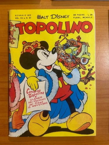 Topolino gennaio 1952 - topolino,