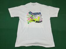 SKATING ON BEER   -  Rare Vintage Neon t-shirt 1980 - 100% cotone , tg. XL