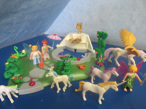 4137 unicorno fate giardino - 4137,