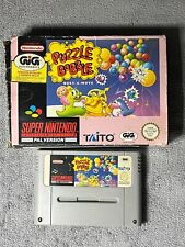 Puzzle Bobble Bust-a-move Super Nintendo Pal GiG Scatola