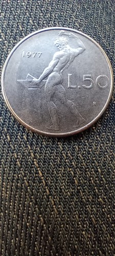 Moneta lire vulcano del - di,