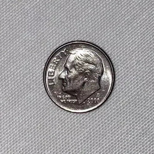 2000 roosevelt dime - dime,, doppio