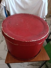 Cappelliera Vintage Di Cartone Alta 28  Circonferenza 35 Lamezia Anni 