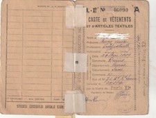 tessera annonaria francia 1942