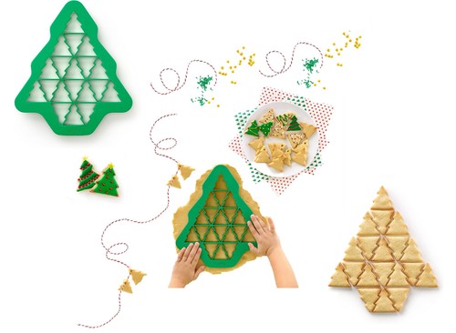 Lekuè christmas tree cookies - tree,