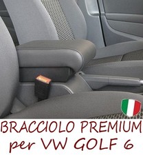 Bracciolo Premium per VOLKSWAGEN GOLF 6 -VW GOLF- MADE IN ITALY-appoggiagomito-@