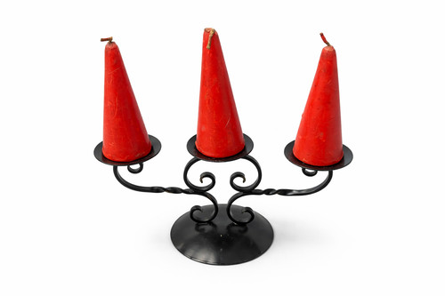 Candelabro ferro battuto - ferro,
