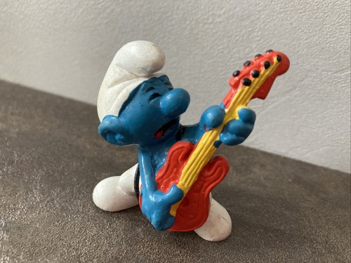 Puffo musicista chitarra - puffo,