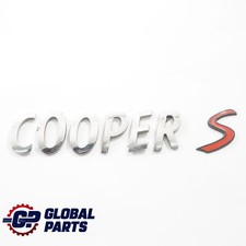 Emblema Del Bagagliaio Mini Cooper R53 R55 R56 R57 Scritta Cooper S Logo