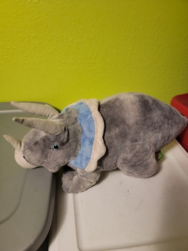 Peluche dinosauro triceratopo