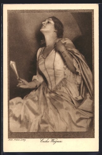 Cartolina attrice erika wagner - cartolina,