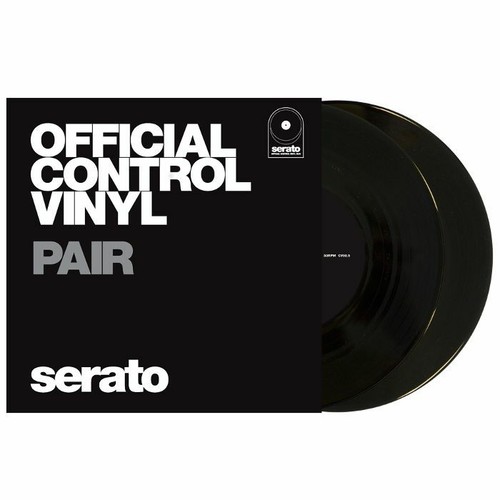Black serato control vinyl - 7",