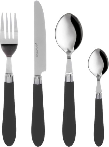 Set posate in nero - di, 24