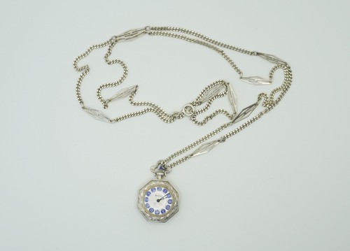 Catena con orologio ciondolo
