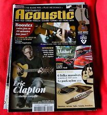 Guitarist ACOUSTIC #40 Eric Clapton Martin Guitars Taj Mahal Francia 