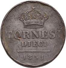 Napoli Due Sicilie 10 tornesi