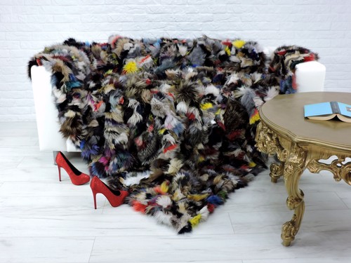 Fox pelliccia copriletto - fox,