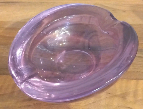Posacenere vintage lilla viola