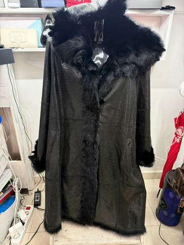 Cappotto pelle lapin donna - in,