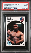 1988 PANINI SUPERSPORT ITALIAN | BIANCHI #41 #160 MIKE TYSON PSA 9 (99382143)
