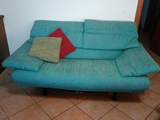  Coppia divani usati Alanda B&B Italia , colore verde in tessuto.