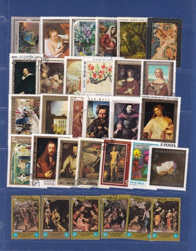 Serie collezione francobolli - serie,