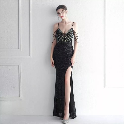 Vestito abito elegante lungo - abito,